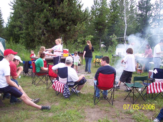 2006 family reunion in Yellowstone National Park